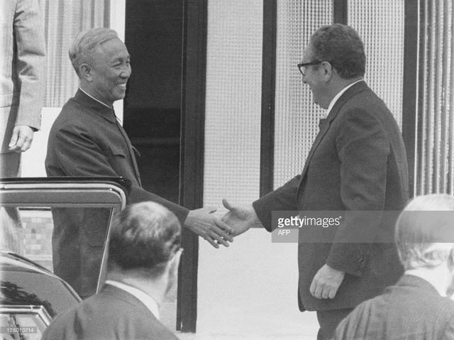 U.S. National Security Adviser Henry Kissinger visited Hanoi and met with Prime MInister of North Vietnam Pham Van Dong