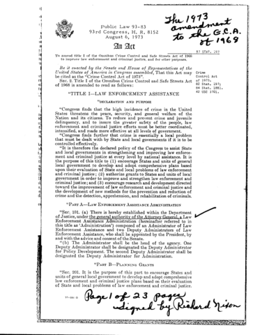 The Case-Church Amendment approved