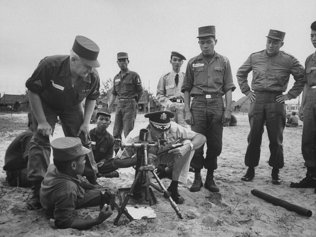 MAAG takes over the training of the South Vietnamese armed forces