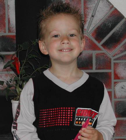 Derek started Kindergarten