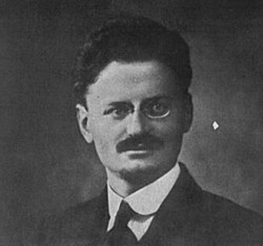 Trotsky was forced to resign his military offices.