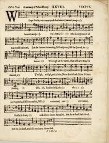 English Madrigal is born