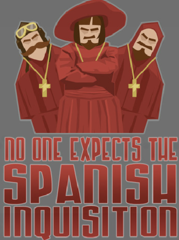 Spanish Inquisition starts