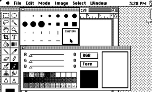 lanzamiento de photoshop 1.0