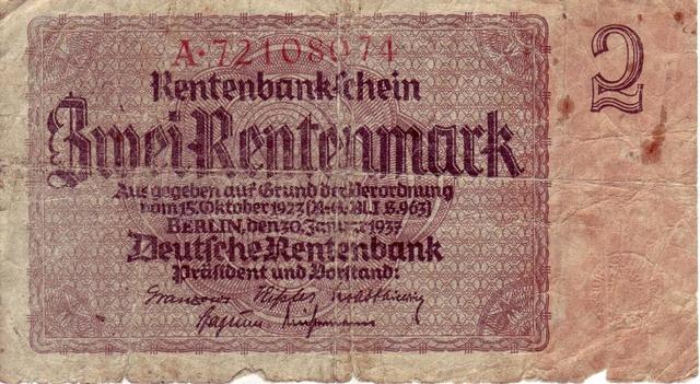 Rentenmark issued