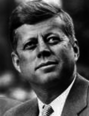 JFK becomes president
