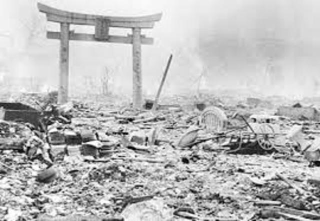 Atomic bomb dropped in Hiroshima