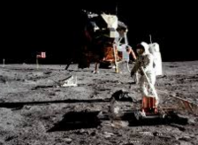 NASA's first moon landing