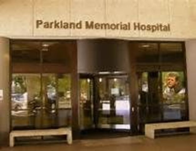 Kennedy died at Parkland Memorial Hospital shortly after being shot twice during his ride in the parade.