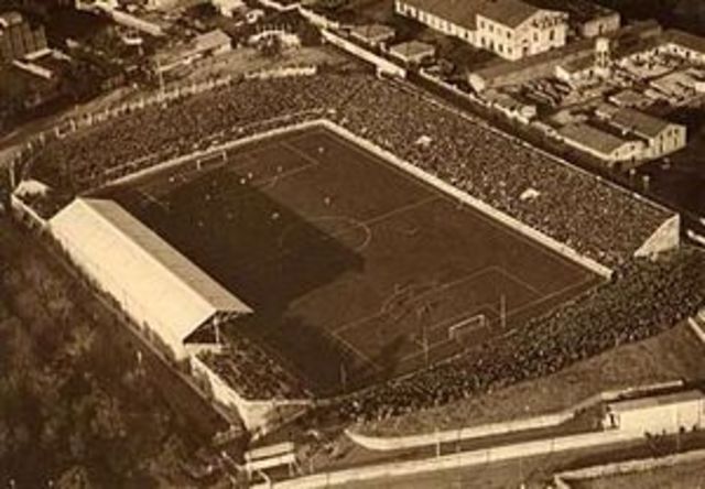 Primer gran estadio del club: Camp de Les Corts