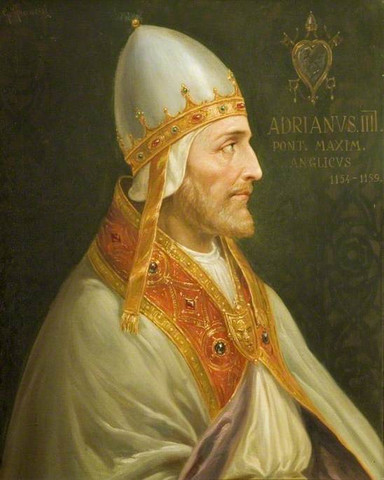 Adrian IV, became the Pope