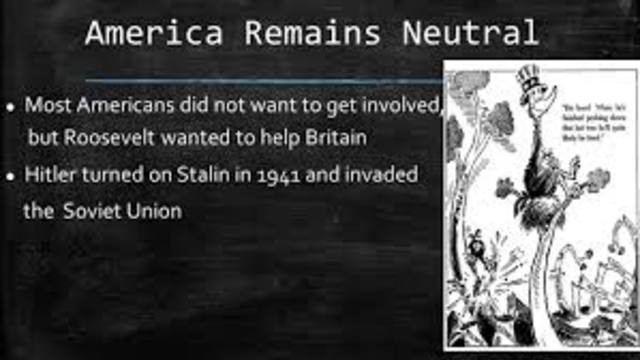 America remains nuetral