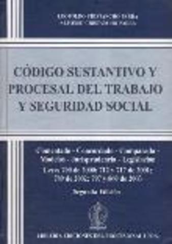 Promulgacion del Código Sustantivo  del Trabajo
