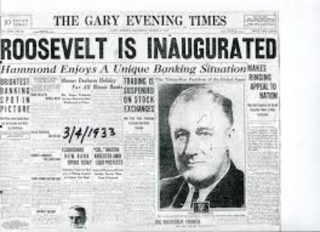 Roosevelt Inaugurated