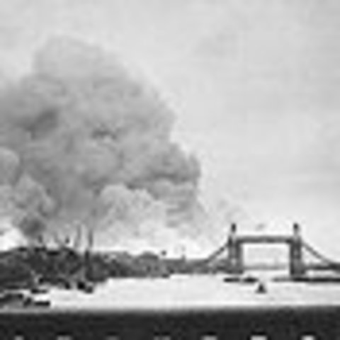 German Blitz Against Britain Begins
