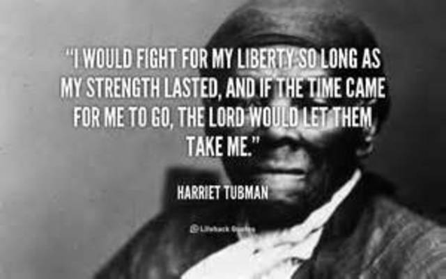 Harriet died as a free African American