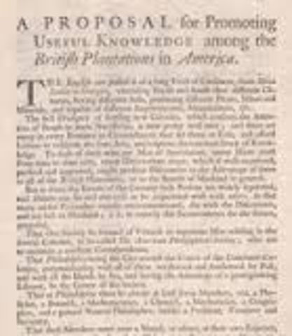 Published Pamphlet For the American Philosophical Society