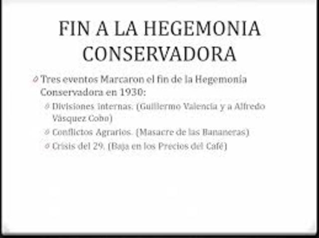 el final de la hegemonia conservadora