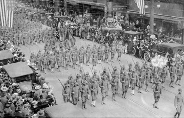 États-Unis entre dans la guerre