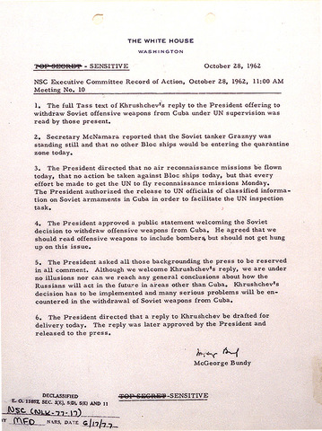 Agreement to end crisis