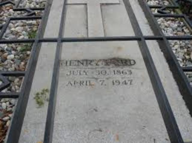 Henry Ford's death