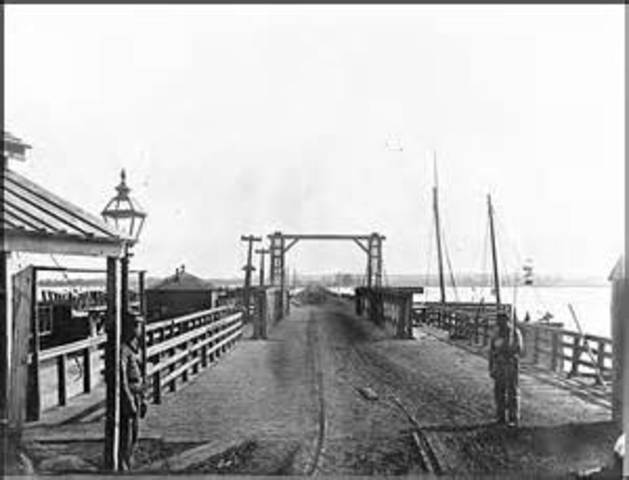 David gets across bridge