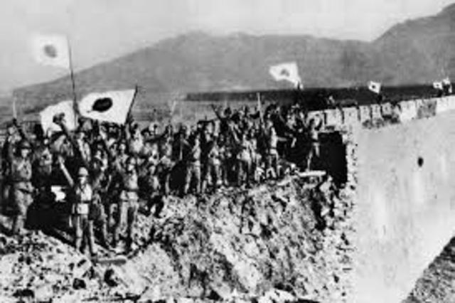 Japan occupied most of eastern China