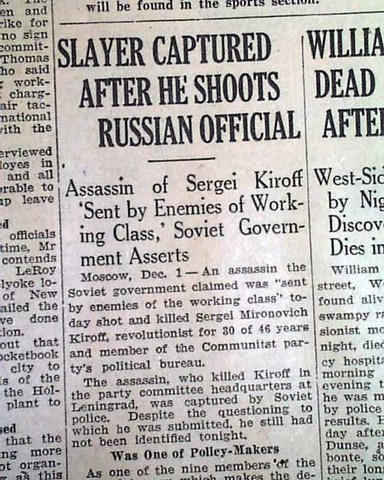Sergei Kirov's assassination