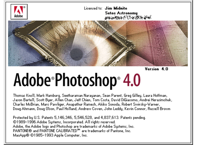 ¡¡Adobe Photoshop Version 4.0!!