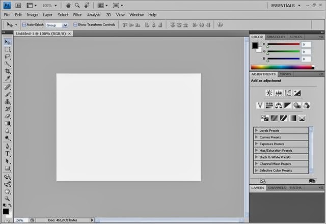 "ESPACIO DE TRABAJO" Version 11.0 Creative Suite 4