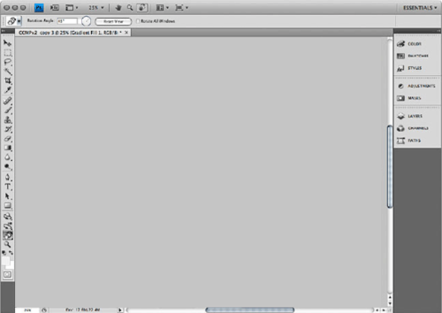 "ESPACIO DE TRABAJO" Version 12.0 CS5