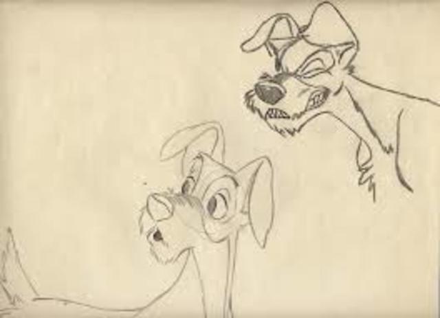Walt Disney starts drawing animations