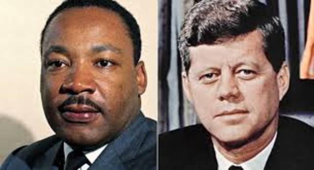 MLK meets with the president