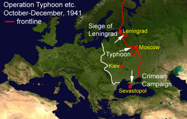 Op. Typhoon (Battle for Moscow) Begins