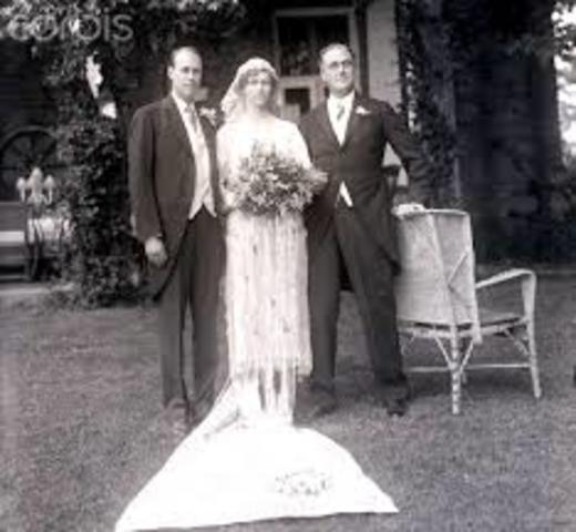 Married Franklin D. Roosevelt