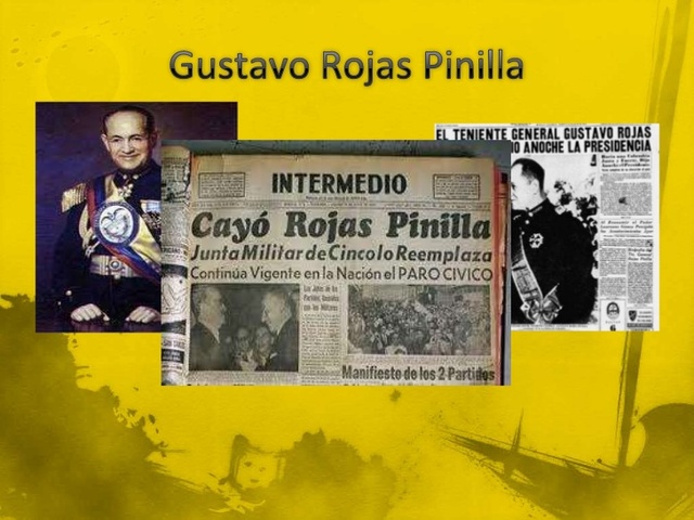 La caída de la dictadura militar de Rojas Pinilla