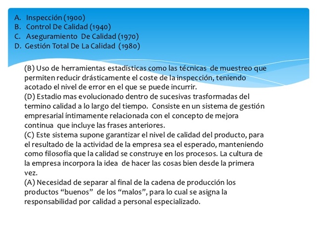 Aseguramiento de la calidad