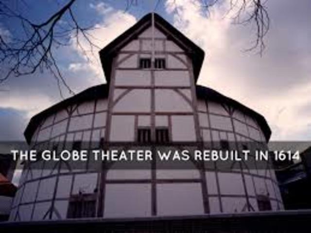 Globe theatre rebuilt