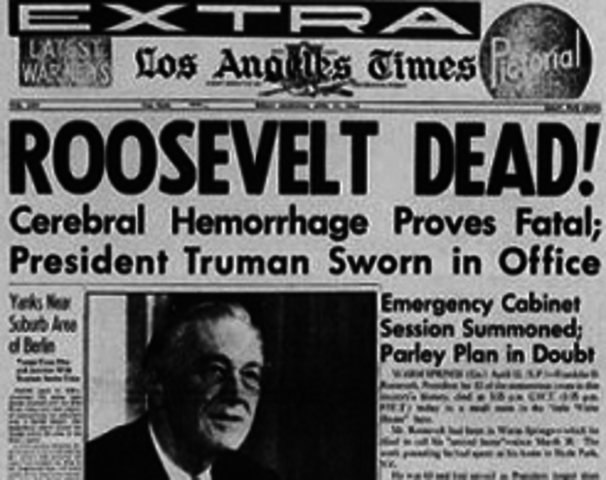 Roosevelt 's Death
