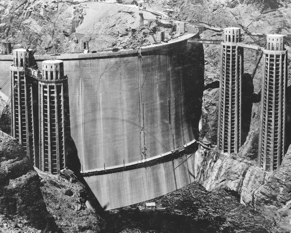 Hoover Dam is completed