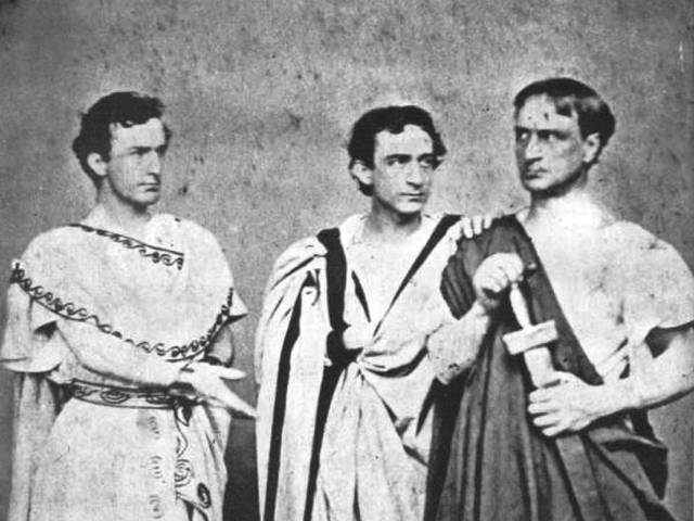 Lincoln Watches Booth in Play