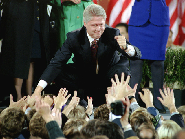 Bill Clinton elected President