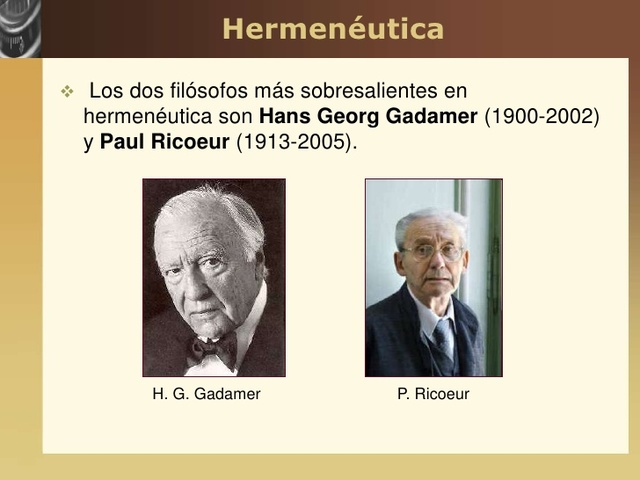 Hermenéutica en sentido estricto