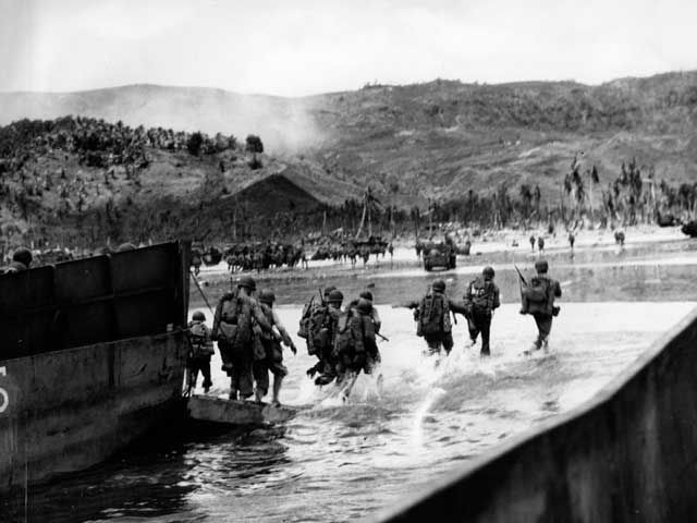 New general; marines land