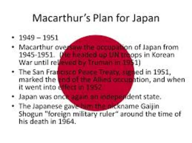 McArthur’s plan for Japan