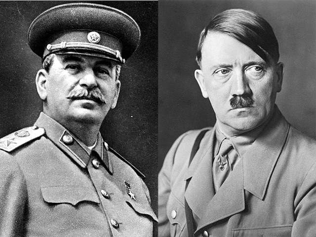 Hitler and Stalin signed Nazi-Soviet pact
