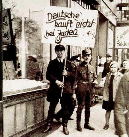 Boykott jüdischer Geschäfte
