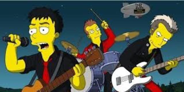 green day en los simsons