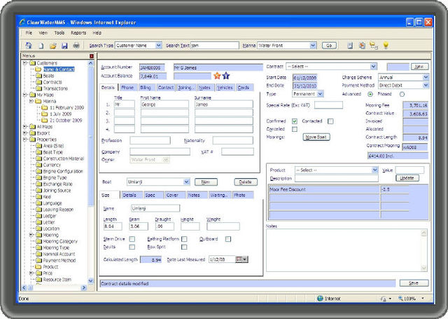 Antecedentes del Software de gestión.