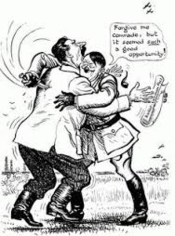 Germany and Soviet Union sign the Nazi-Soviet